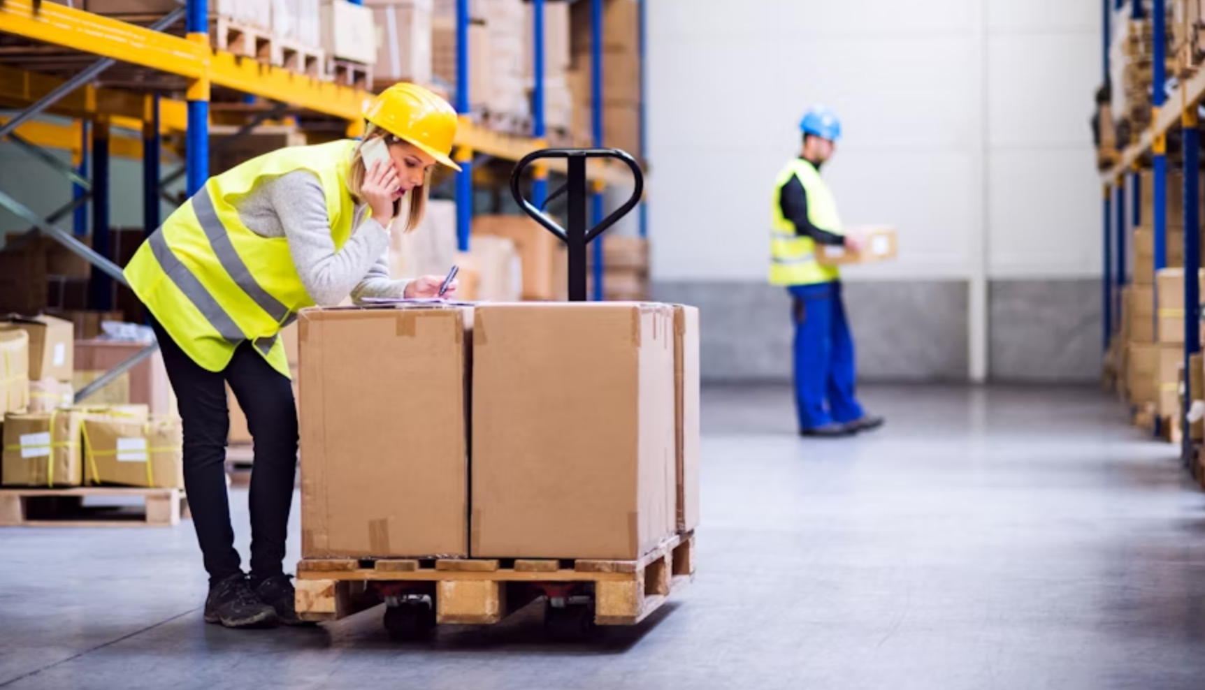Warehouse and loading docks served by RTV Transport